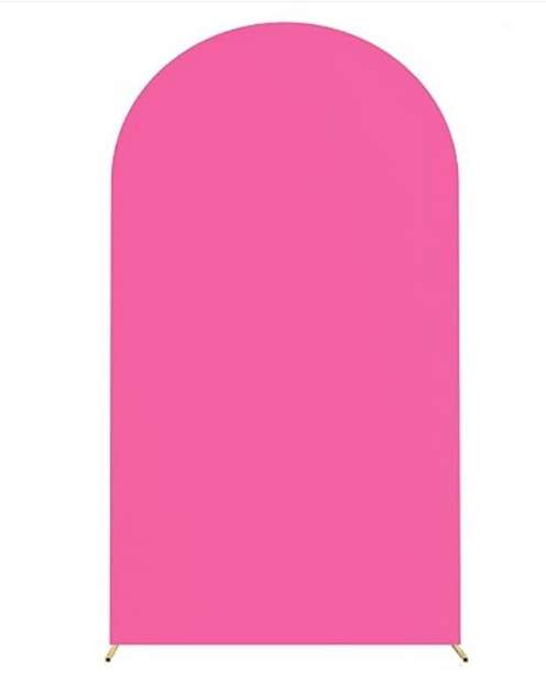Fabric Cover for Metal Rainbow Frame - Set of 3 - Fuchsia