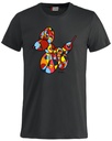 T-Shirt WOMEN - Design Geometric - Black - XL - By Alberto Falcone