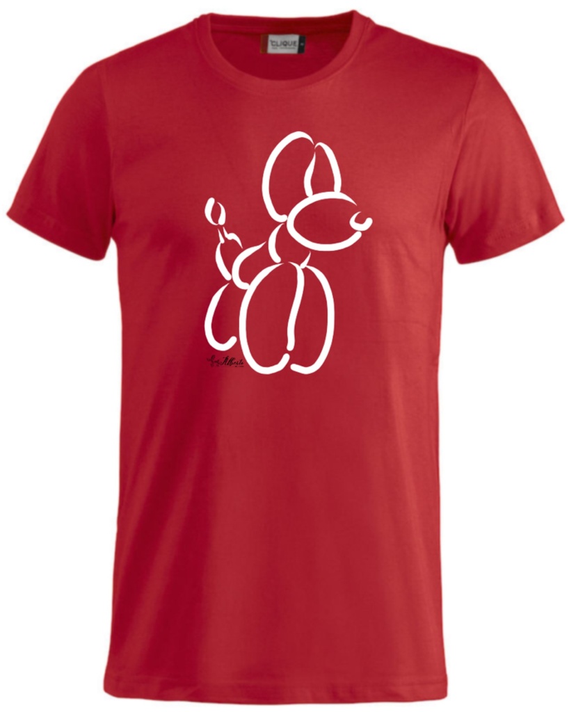 [WOMSKETRXL] T-Shirt WOMEN - Design Sketch - Red - XL - By Alberto Falcone