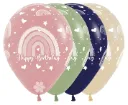 R12 - Happy Birthday - Rainbow - Assortment - 25 Pcs - 50p