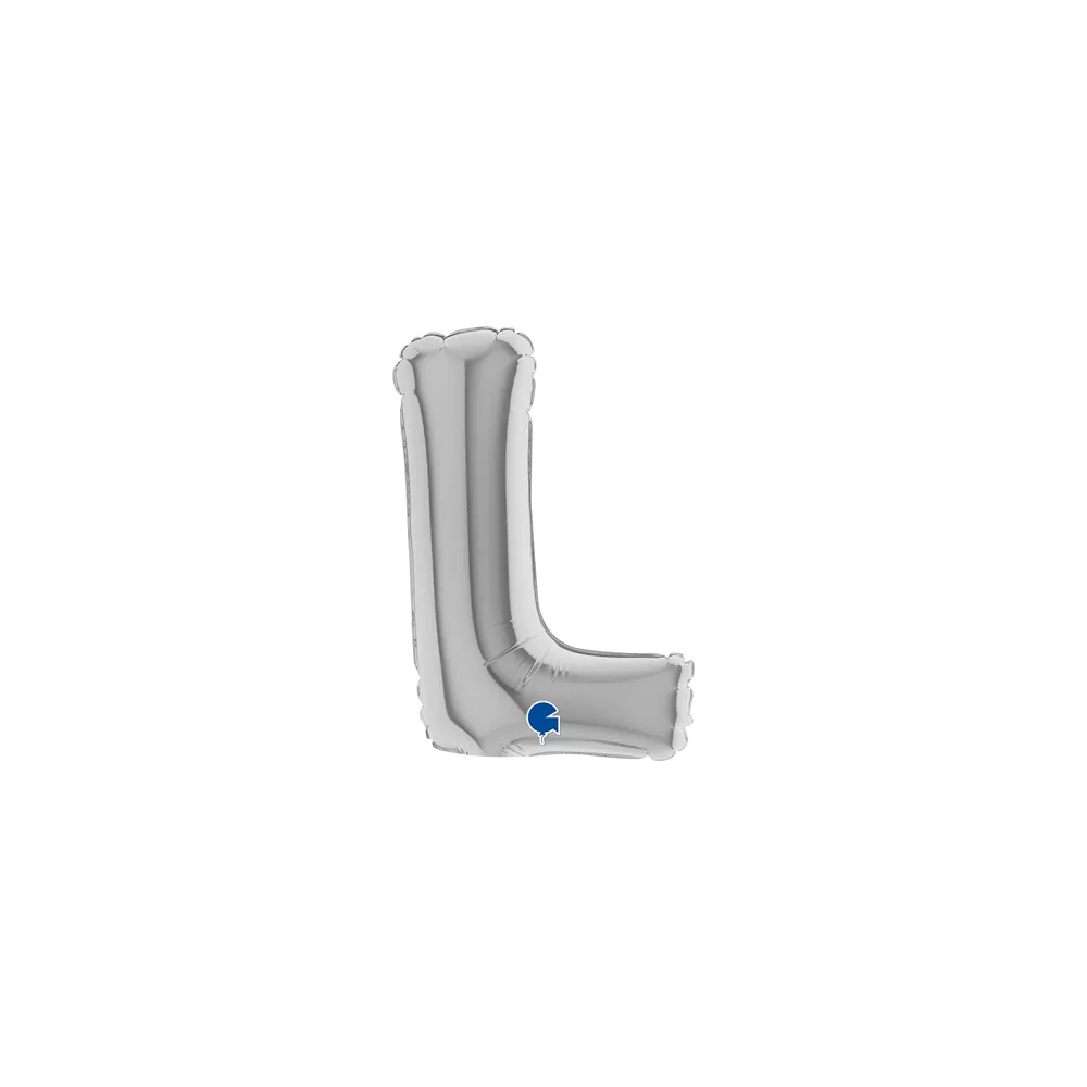 Letter L - Silver - 7 inch - Grabo - 10 St.