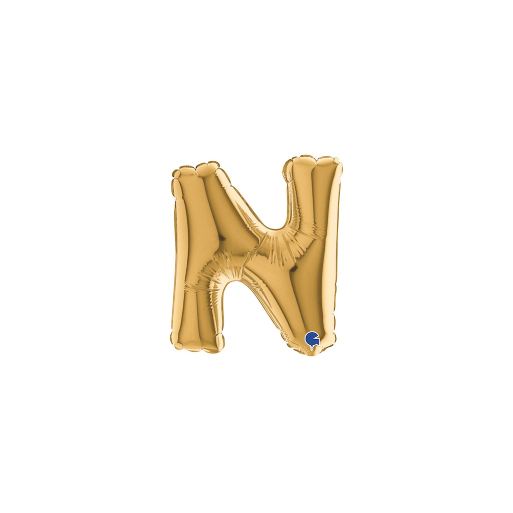 [07332G-B10] Letter N - Gold - 7 inch - Grabo - 10 Pcs