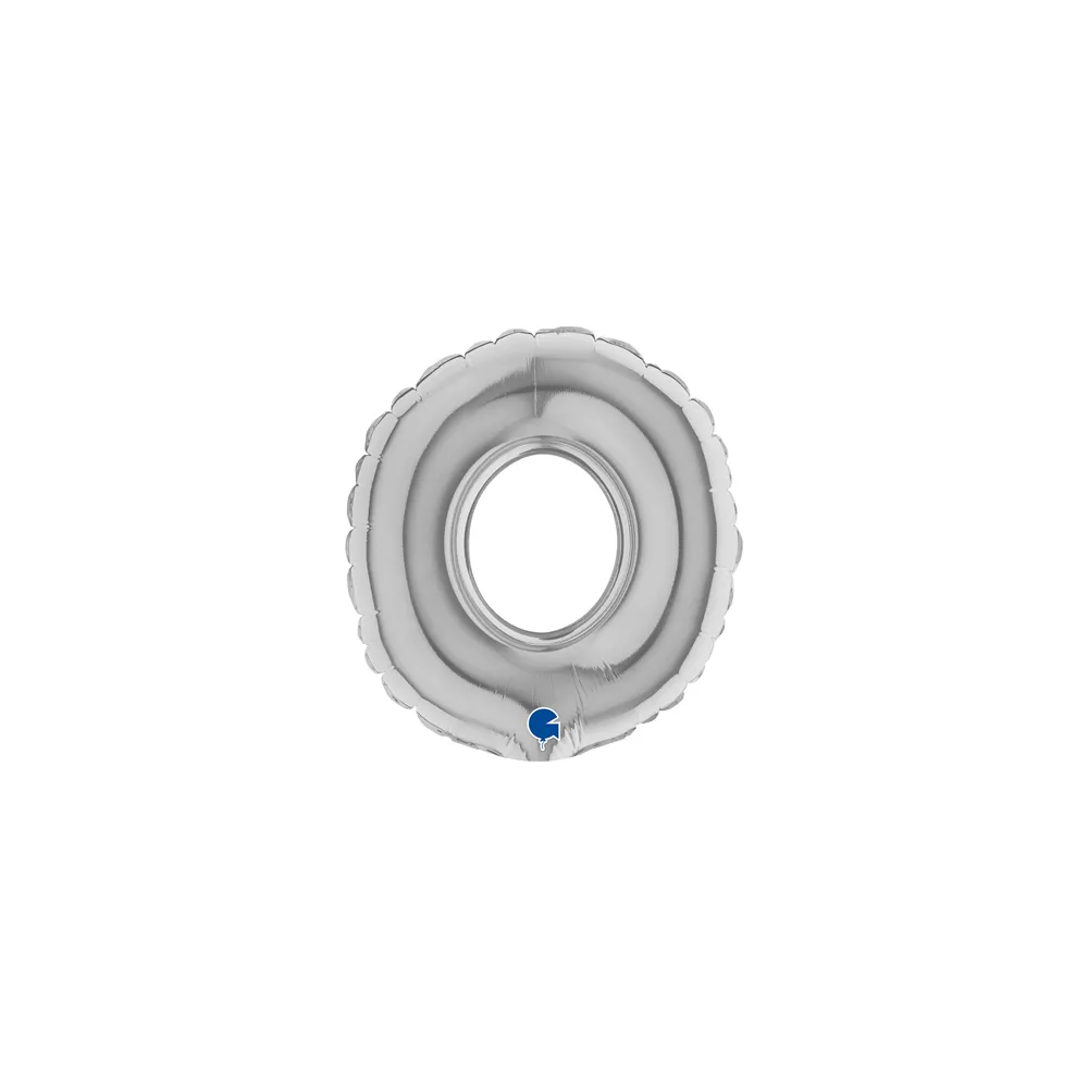 Letter O - Silver - 7 inch - Grabo - 5 Stuks
