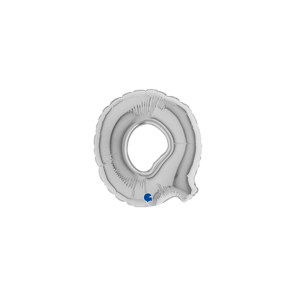 Letter Q - Silver - 7 inch - Grabo - 5 Pcs