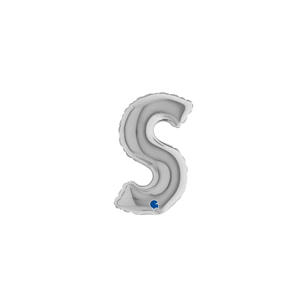 Letter S - Silver - 7 inch - Grabo - 10 Pcs