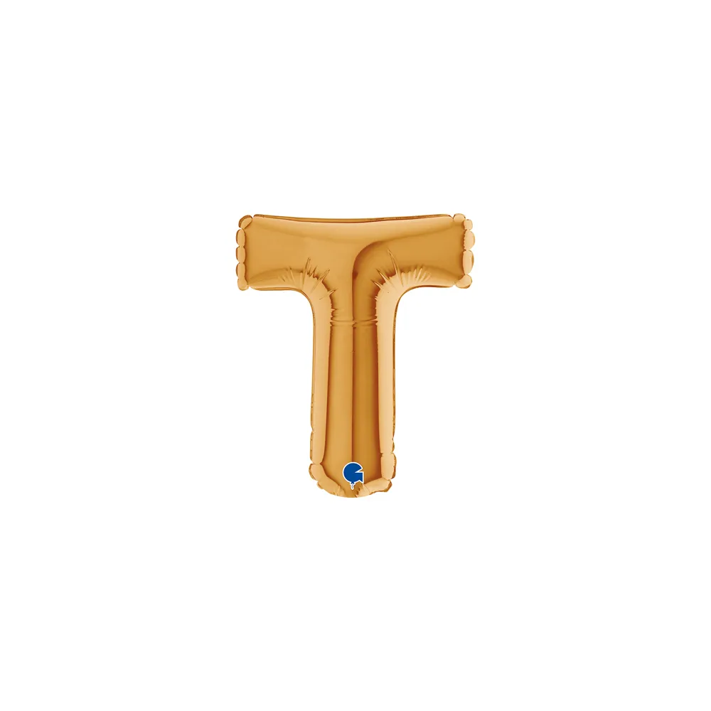 Letter T - Gold - 7 inch - Grabo - 5 Stuks