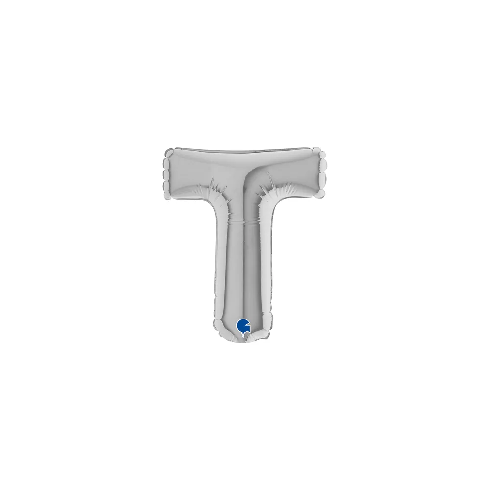 Letter T - Silver - 7 inch - Grabo - 5 Stuks