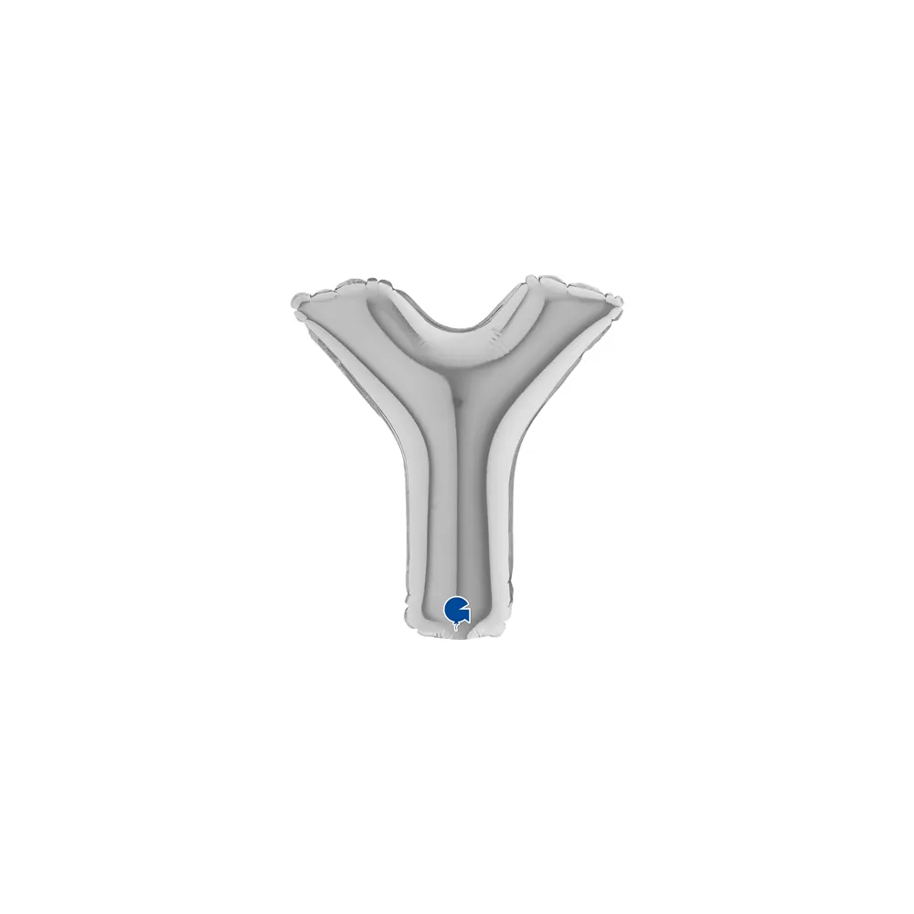 Letter Y - Silver - 7 inch - Grabo - 5 Stuks
