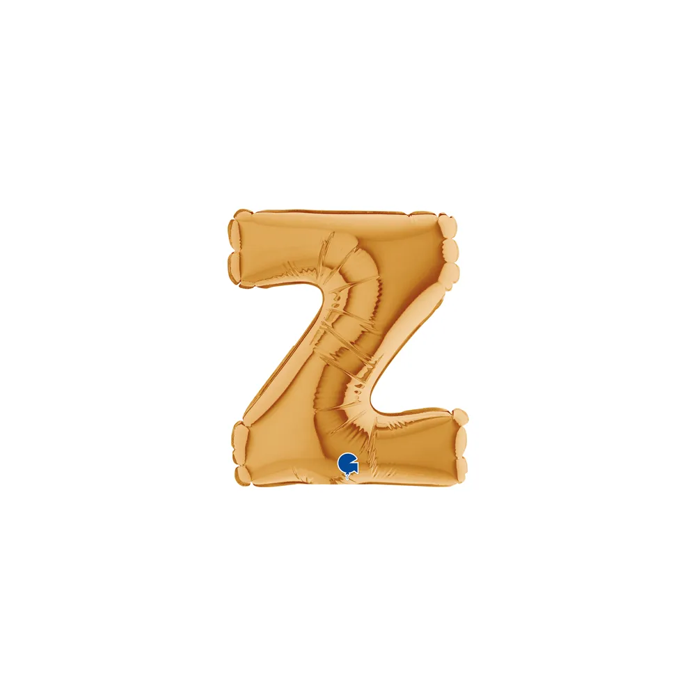 Letter Z - Gold - 7 inch - Grabo - 5 Stuks