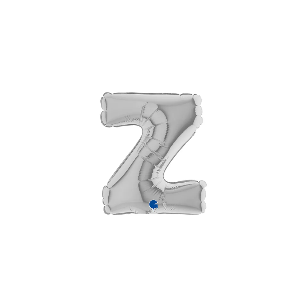 Letter Z - Silver - 7 inch - Grabo - 5 Stuks