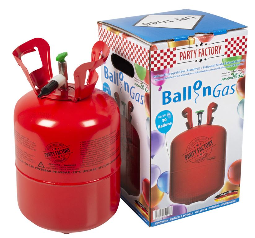 Helium Cylinder Small - 30 x 10 inch Balloons