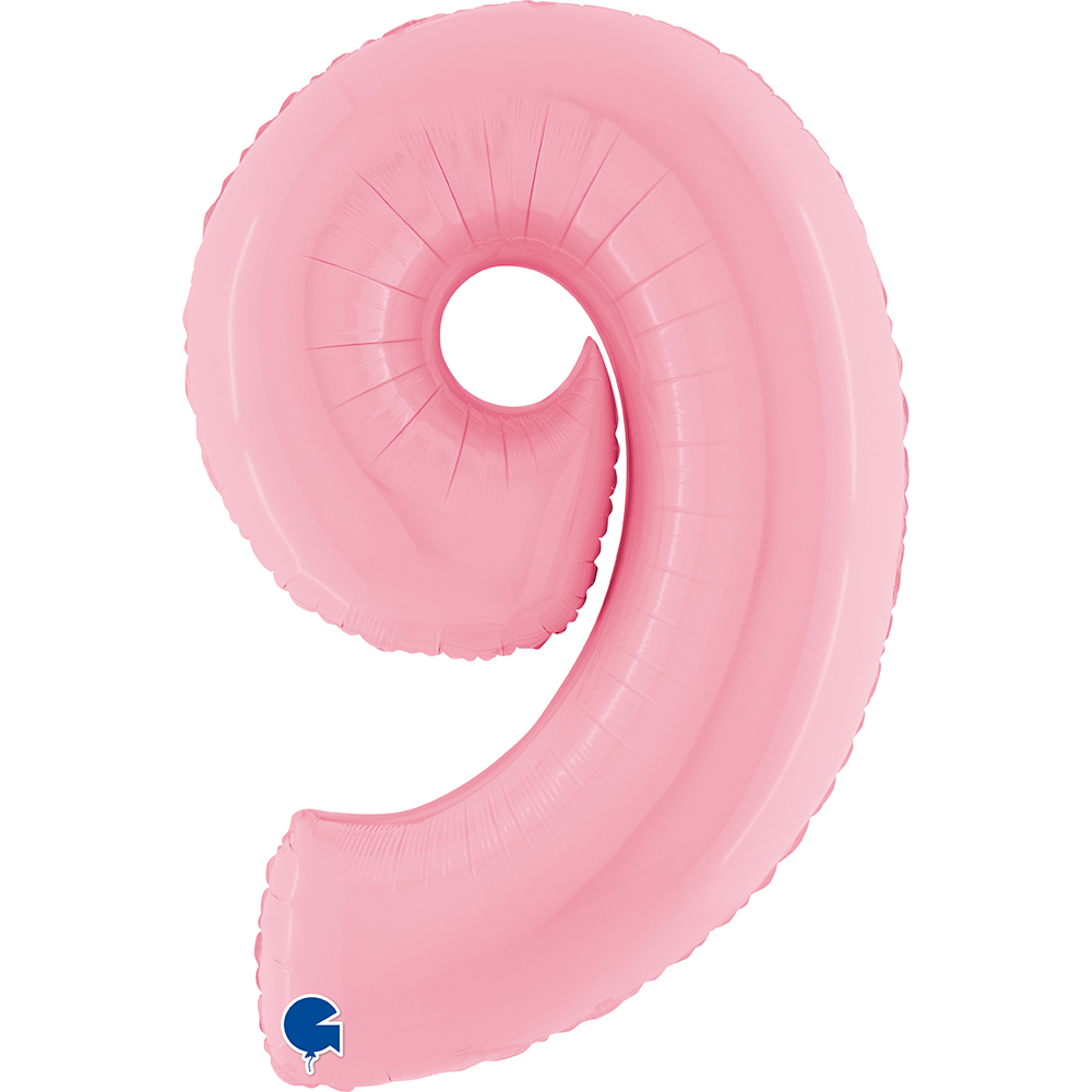 [079PP-P] Number 9 - Pink - 40 inch - Grabo