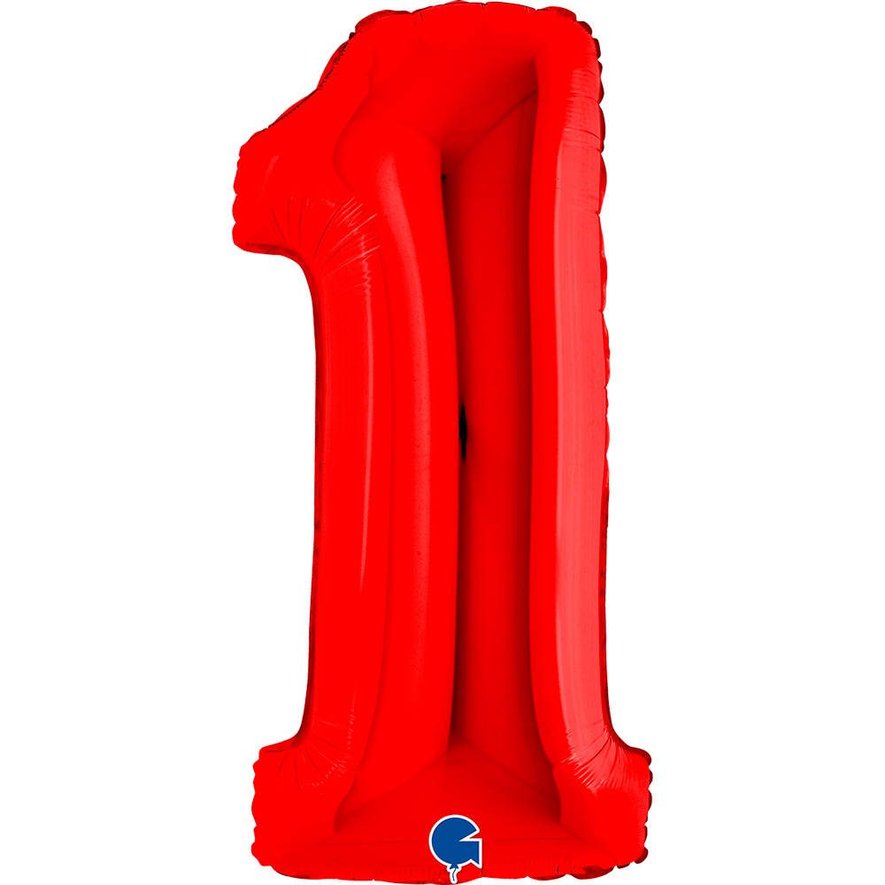 Number 1 - Red - 40 inch - Grabo