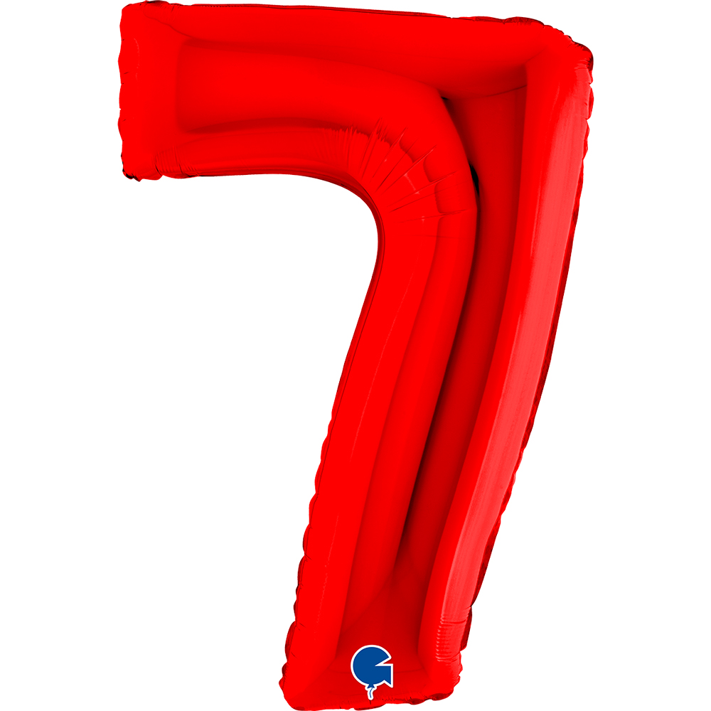 Number 7 - Red - 40 inch - Grabo