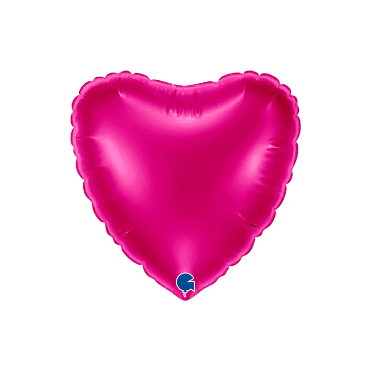 Heart Magenta - 9 inch - Grabo - 10 Pcs
