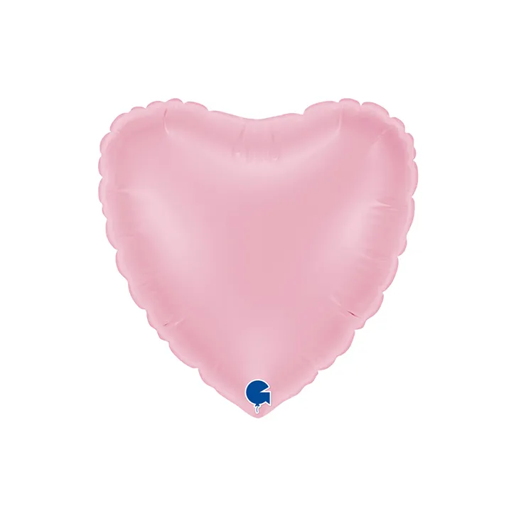 Heart Pastel Pink - 9 inch - Grabo - 10 St.