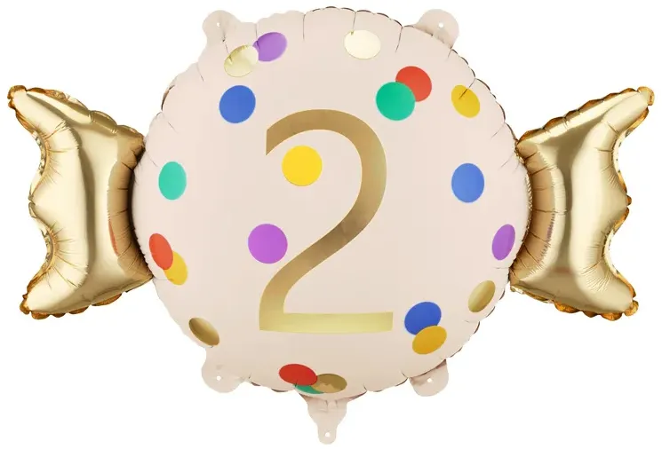 [FB387-2] Number 2 - Candy - 24 inch