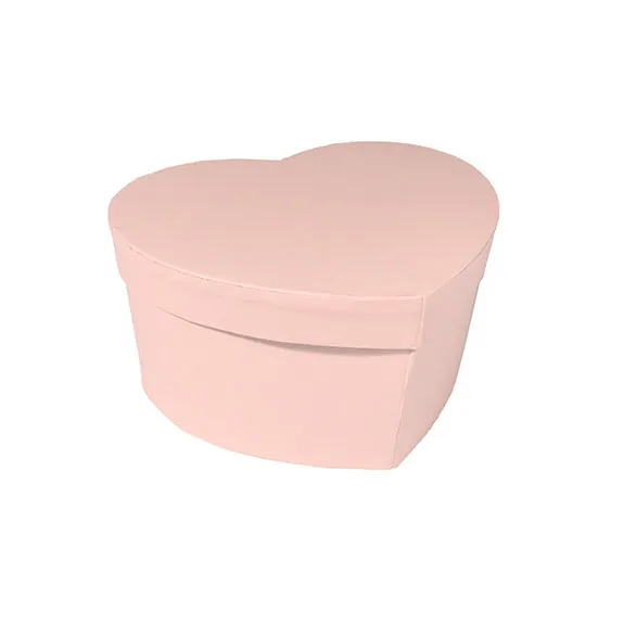 Hat Box - Heart Shape Pink - Small
