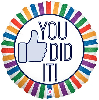 You Did It - Thumbs Up - 18 inch - Betallic