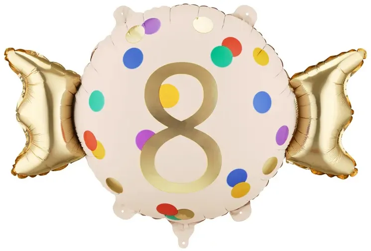 [FB387-8] Number 8 - Candy - 24 inch