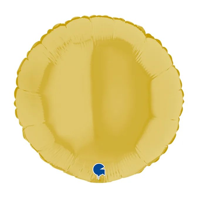 [18116PY-P] Round Pastel Yellow - 18 inch - Grabo