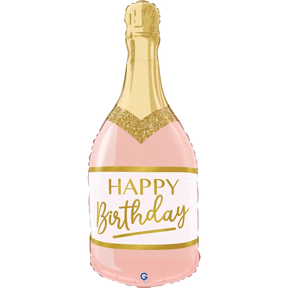 Happy Birthday - Pink Bottle - 32 inch - Grabo