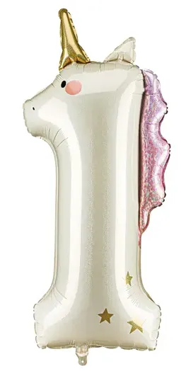 Number 1 - Unicorn - 36 inch