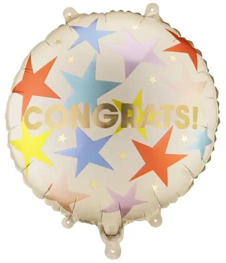 Congrats - Stars - 18 inch