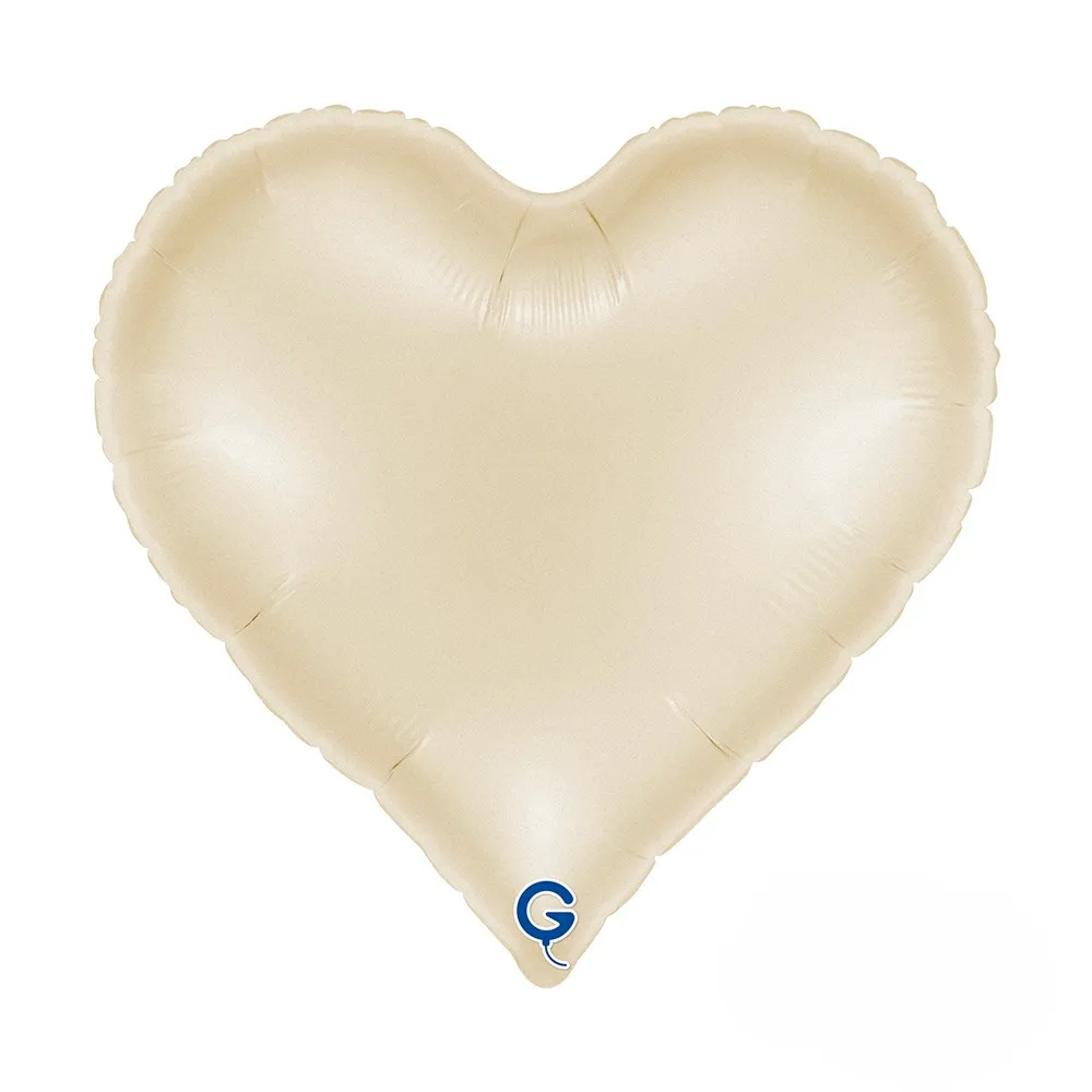 [183000SCR-P] Sweetie Heart - Satin Cream - 18 inch - Grabo