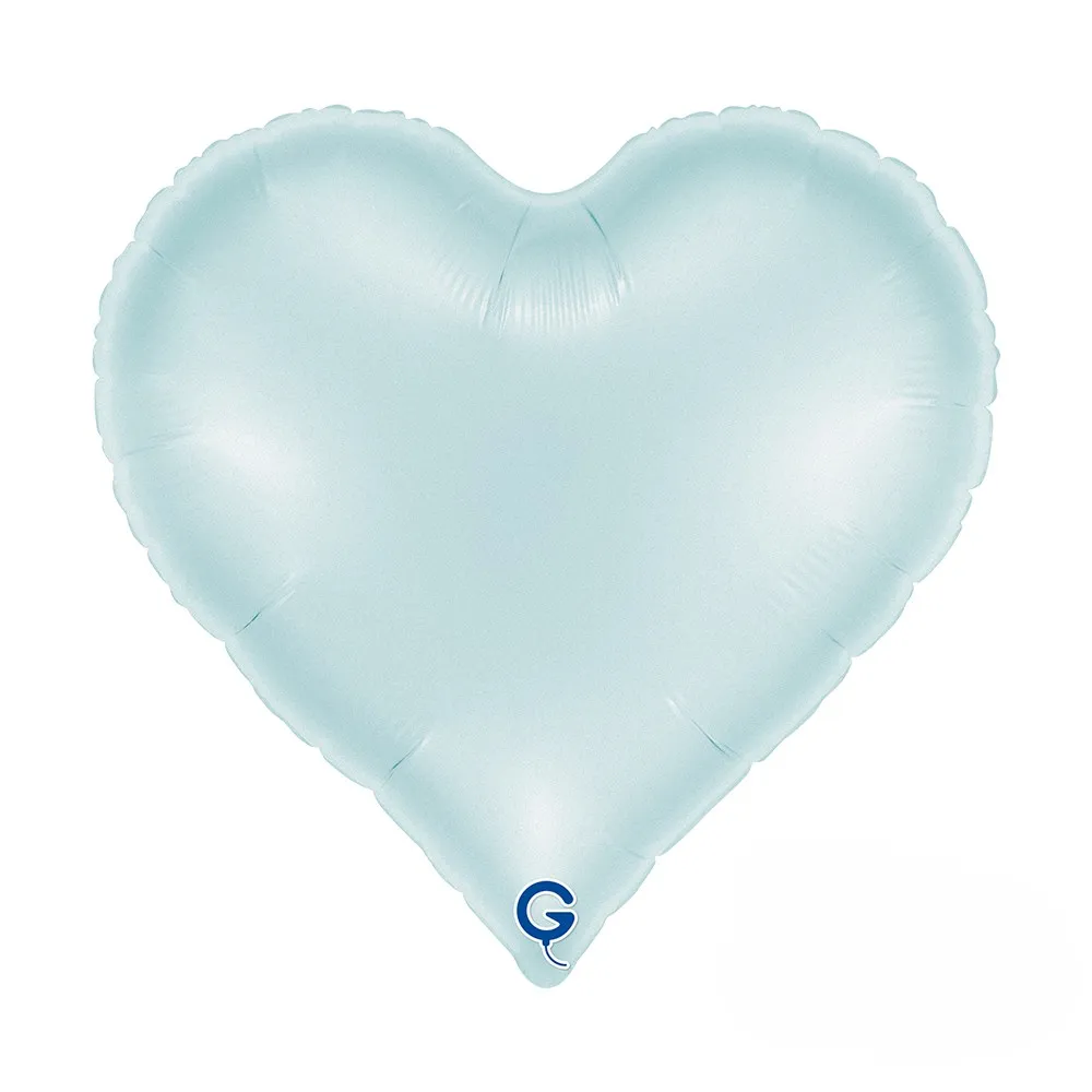 [183000SPB-P] Sweetie Heart - Satin Pastel Blue - 18 inch - Grabo