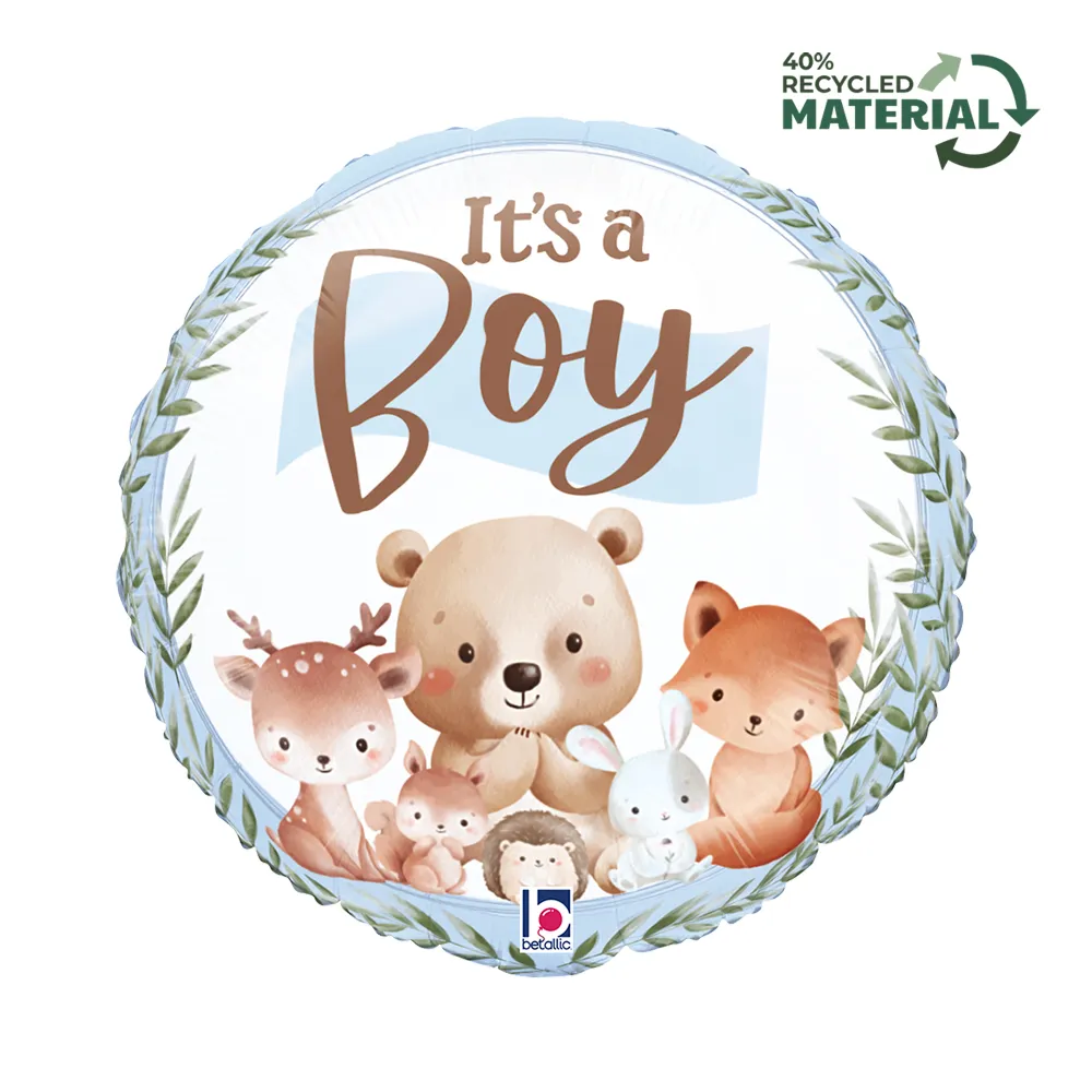 It's a Boy - Woodland - 18 inch - Betallic
