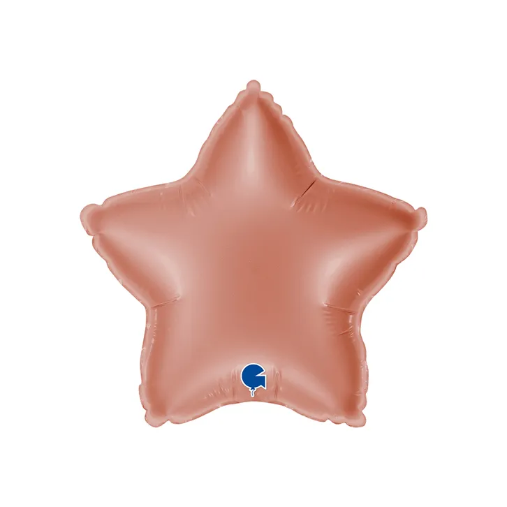 [09223RG-B10] Star Rose Gold - 9 inch - Grabo - 10 Stuks