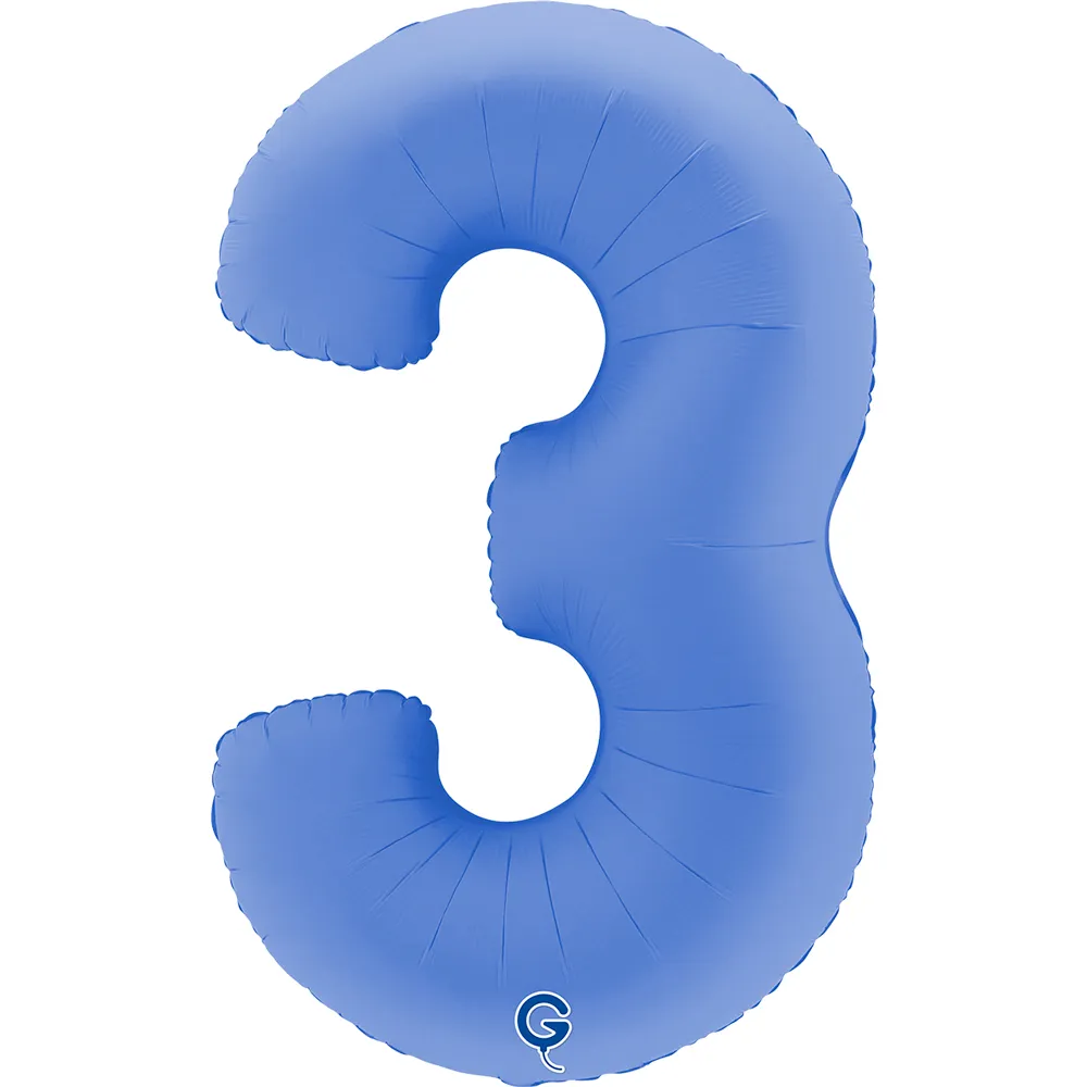 Number 3 - Lotus Blue - 40 inch - Grabo