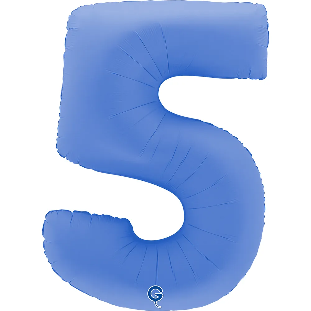 Number 5 - Lotus Blue - 40 inch - Grabo