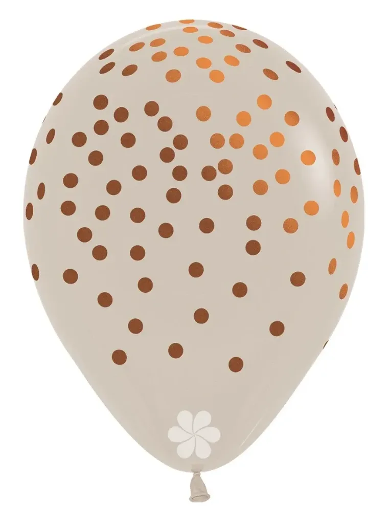 R12 - Confetti - Copper Print - White Sand - 071 - 25 St.