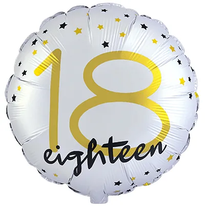Happy Birthday - 18 Eighteen - 18 inch - Flex