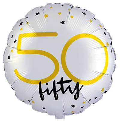 [C401663] Happy Birthday - 50 Fifty - 18 inch - Flex