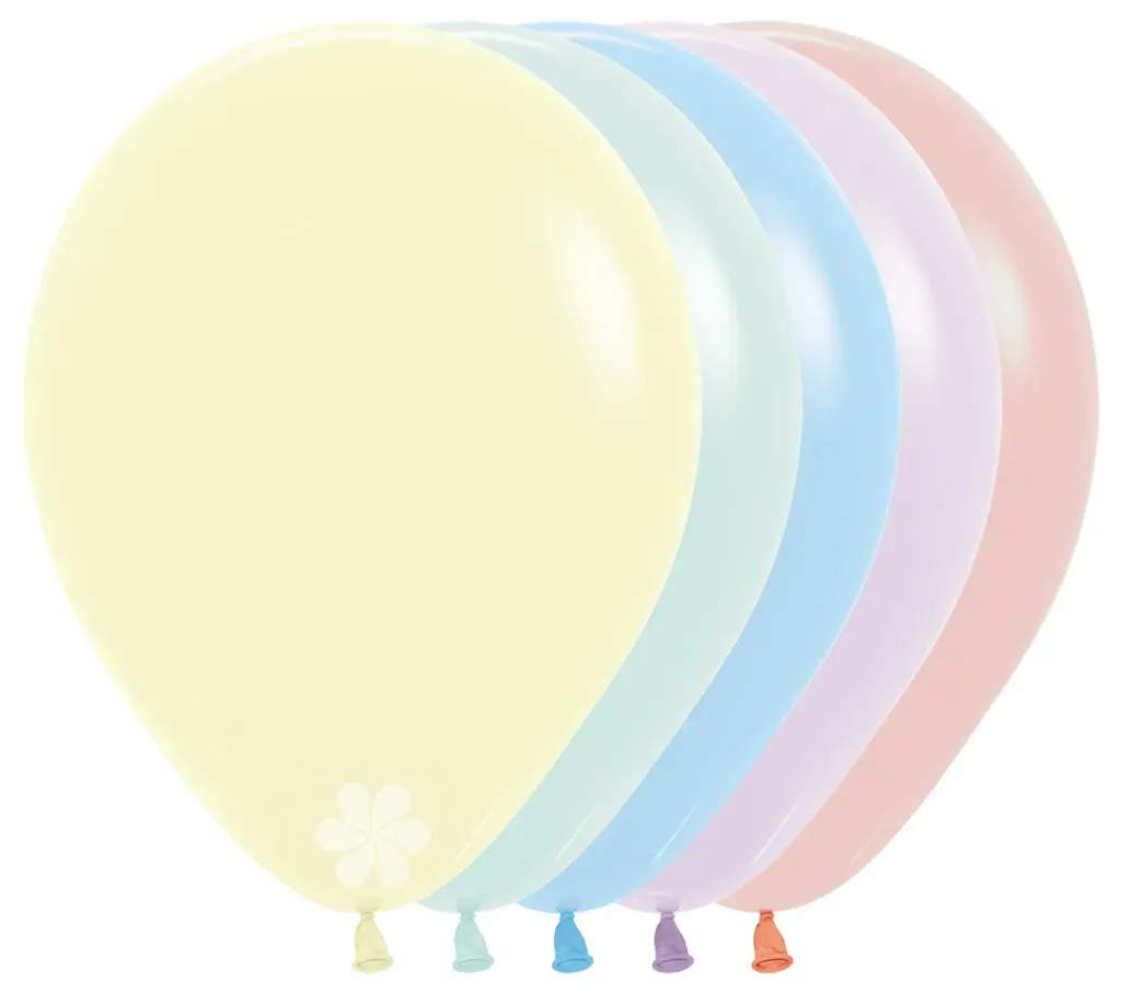 [R12600S] R12 - Pastel Matte Assortment II - 600 - 50 Pcs