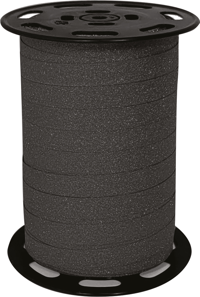 Glitter Ribbon - Black - 10mm - 100m