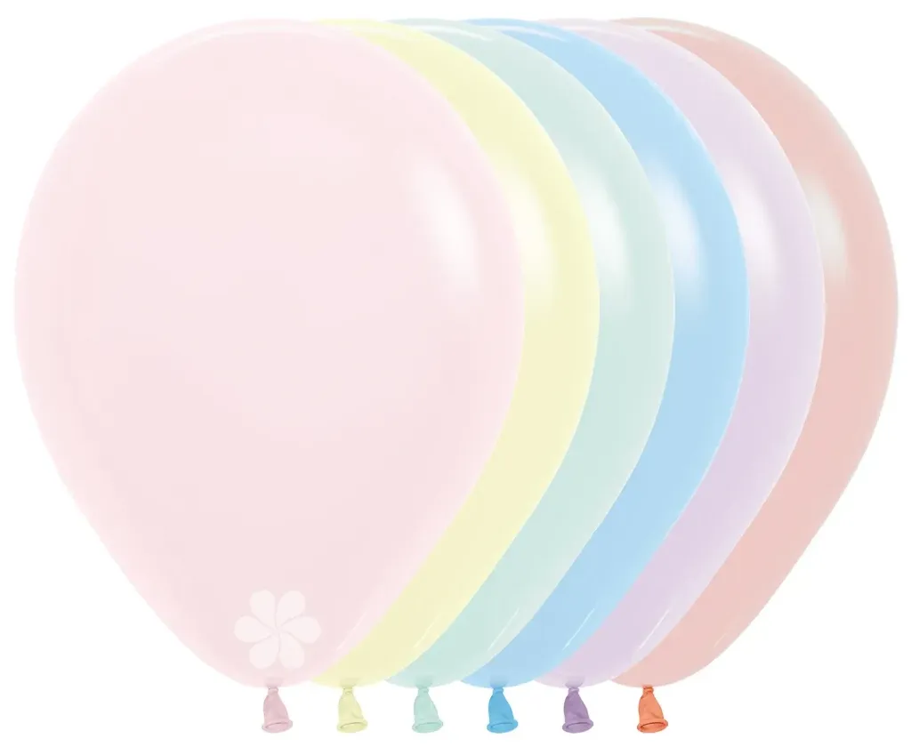 [R12600] R12 - Pastel Matte Assortment - 600 - 50 Pcs