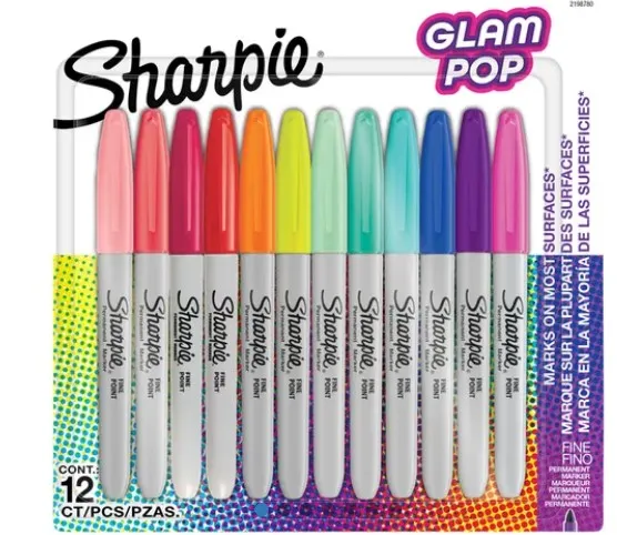 Sharpie Wallet - Glam Pop - 12 Stuks