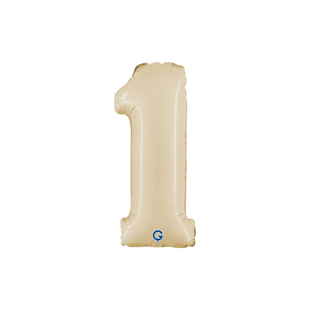 [140100SCR-P] Number 1 - Satin Cream - 14 inch - Grabo