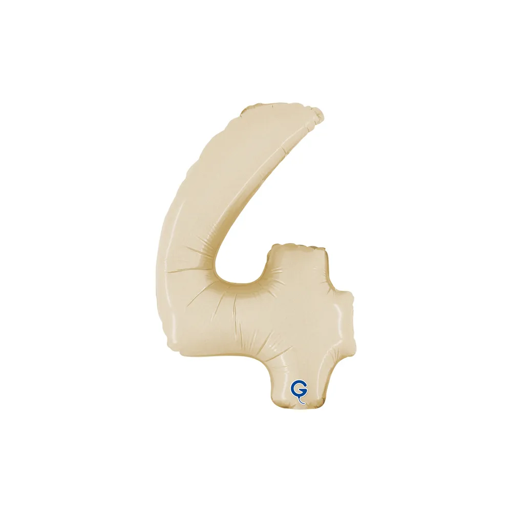 Number 4 - Satin Cream - 14 inch - Grabo
