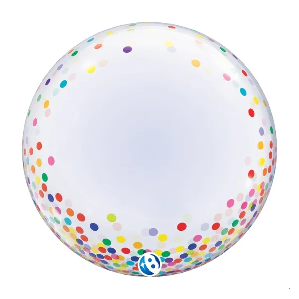 Colorful Confetti Dots - Deco Bubble - 24 inch - Takaratec