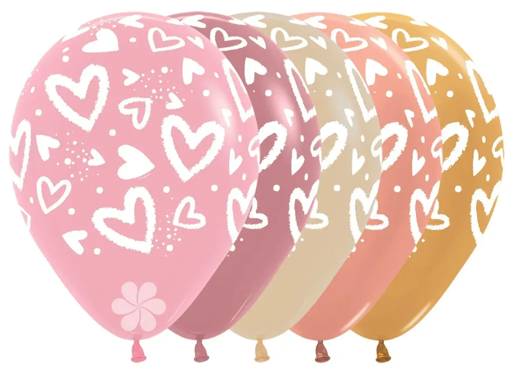 R12 - Bright Hearts Assortment - 25 St. - 50p