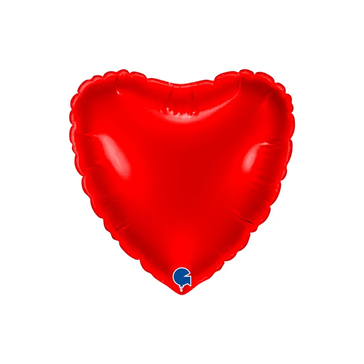 [09008R] Heart Red - 9 inch - Grabo