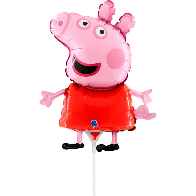 [L678-B10] Peppa Pig - 14 inch - Grabo - 10 Stuks