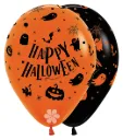 R12 - Retail Pack - Happy Halloween Ghosts - Assortment - 12 x 12 St.