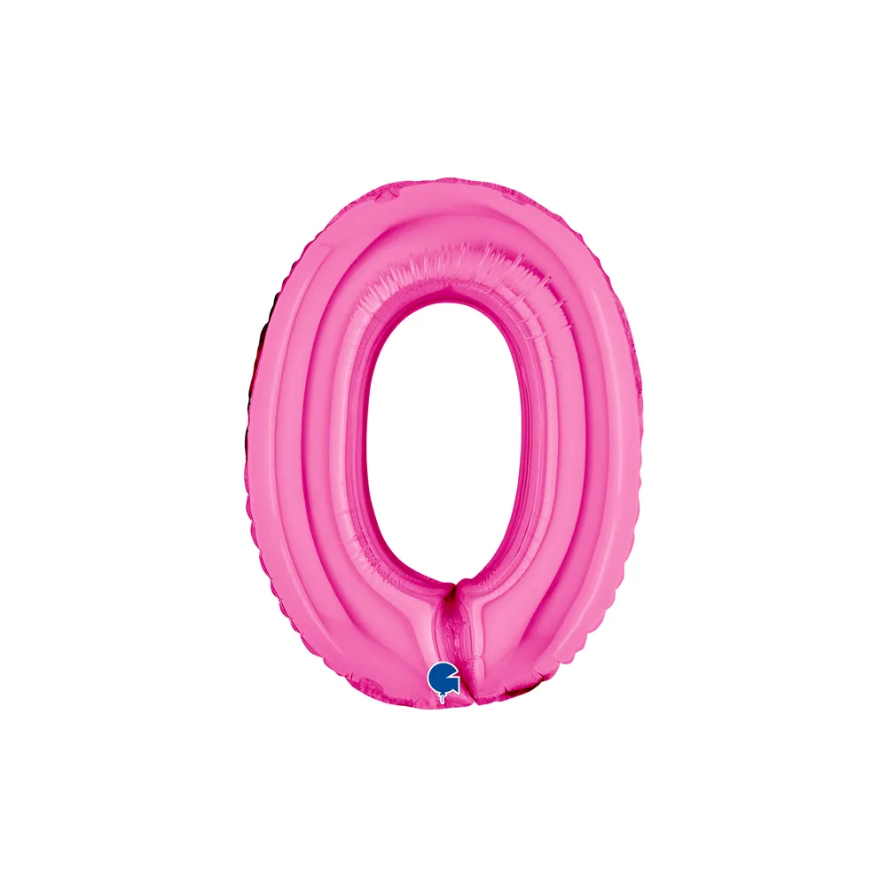 Number 0 - Fuchsia - 14 inch - Grabo