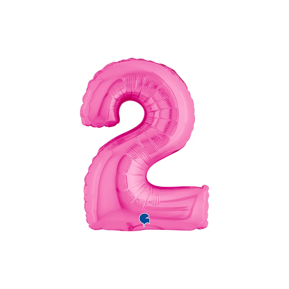 Number 2 - Fuchsia - 14 inch - Grabo